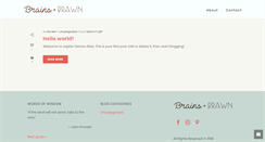 Desktop Screenshot of brainsplusbrawn.com